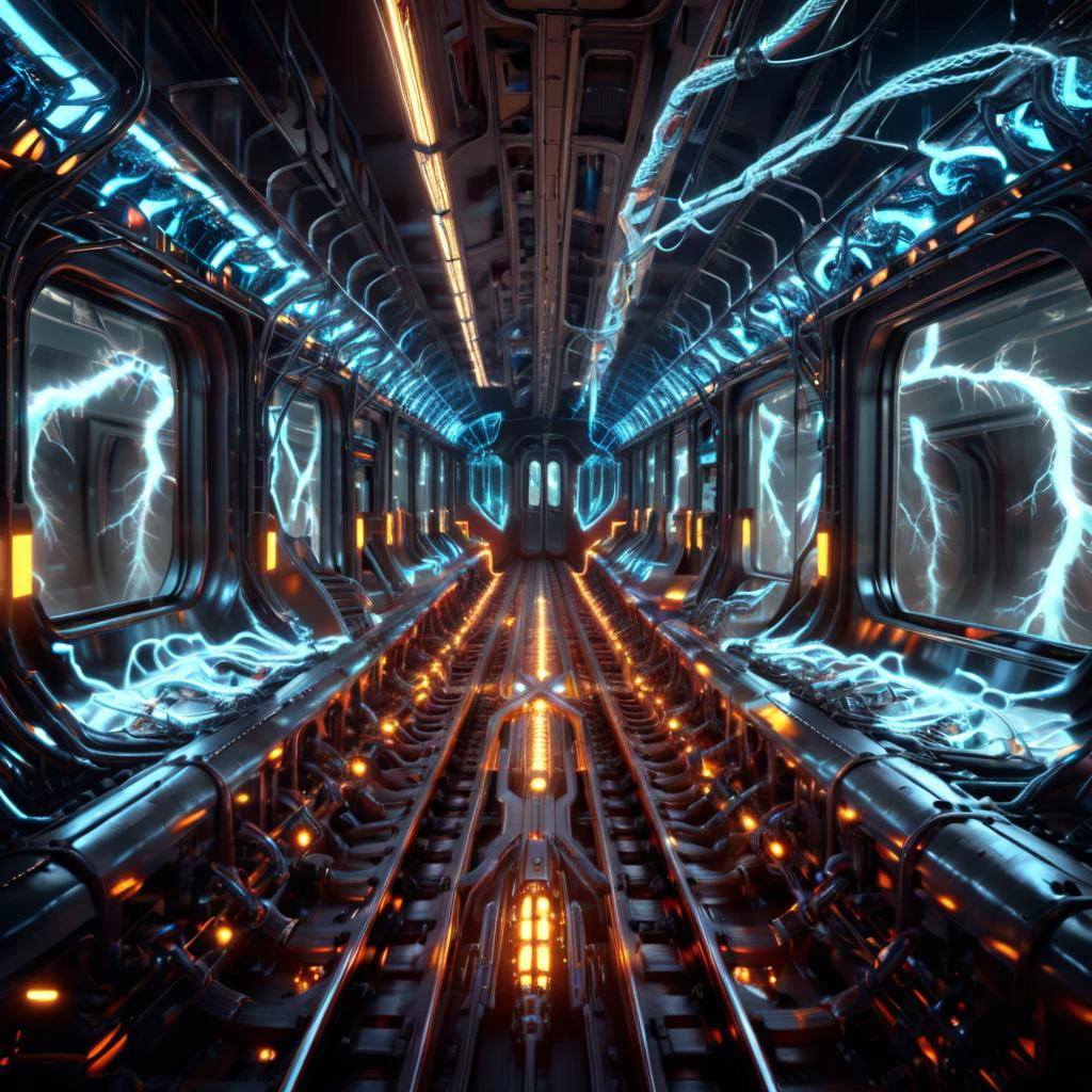 ((best quality)), ((masterpiece)), ((realistic,digital art)), (hyper detailed),teslapunkai DonMM4ch1n3W0rldXL Train,,Lace-Up Back, , octane rendering, raytracing, volumetric lighting, Backlit,Rim Lighting, 8K, HDR, <lora:TeslaPunkAIXLv2:0.7> <lora:DonMM4ch1n3W0rldXL:0.65>