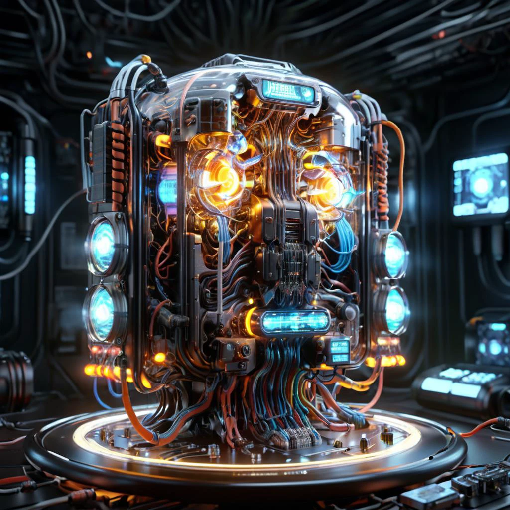 ((best quality)), ((masterpiece)), ((realistic,digital art)), (hyper detailed),teslapunkai DonMM4ch1n3W0rldXL Miniature Widget, Wiring Diagrams,Data Ports, Camouflage, Textured, , octane rendering, raytracing, volumetric lighting, Backlit,Rim Lighting, 8K, HDR,  <lora:TeslaPunkAIXLv2:0.7> <lora:DonMM4ch1n3W0rldXL:0.65>