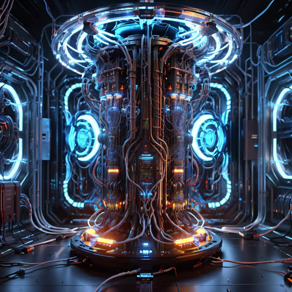 ((best quality)), ((masterpiece)), ((realistic,digital art)), (hyper detailed),teslapunkai DonMM4ch1n3W0rldXL Holodeck, Charging Ports,Actuators,Diodes,Edge Lighting,Escape Wheels,Light Strips, Plaid, Knitted, , octane rendering, raytracing, volumetric lighting, Backlit,Rim Lighting, 8K, HDR, <lora:TeslaPunkAIXLv2:0.7> <lora:DonMM4ch1n3W0rldXL:0.65>