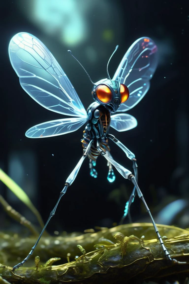 ((best quality)), ((masterpiece)), ((realistic,digital art)), (hyper detailed),DonMM4ch1n3W0rldXL Tiny Scaled Rhythmic Moody Fungoid, Tripedal Bimanual, Unguligrade Appendages, Trifurcated-Tailed, Long-Tailed, Metallic Skin, Floppy Ears, Crystal Wings,, ,8K, HDR <lora:DonMM4ch1n3W0rldXL:0.8>
