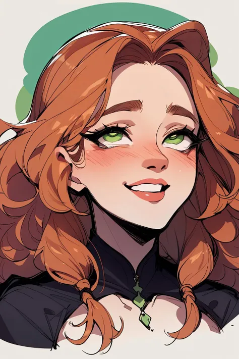 Young Hermione from Hogwarts, With a rude look,wearing a sexy black turtleneck,black skinny leggings, High Black Shoes, black belt on the waist,black choker around the neck, Poses passionately rolling her eyes and sticking out her tongue,Drooling, located at Hogwarts,