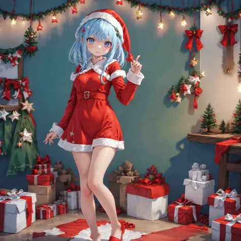 girl <lora:Xmas_elf_girl_v0.4:1>