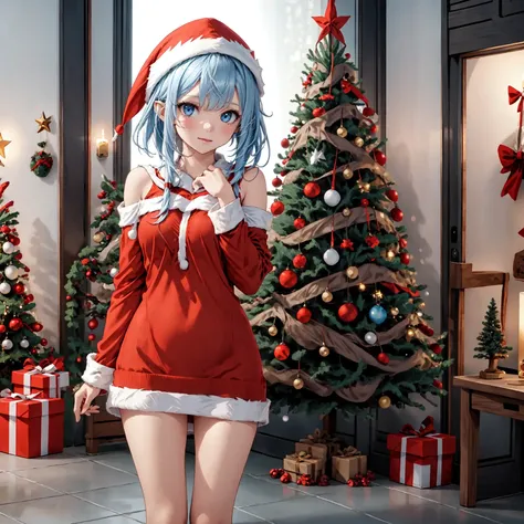 girl <lora:Xmas_elf_girl_v0.4:1>