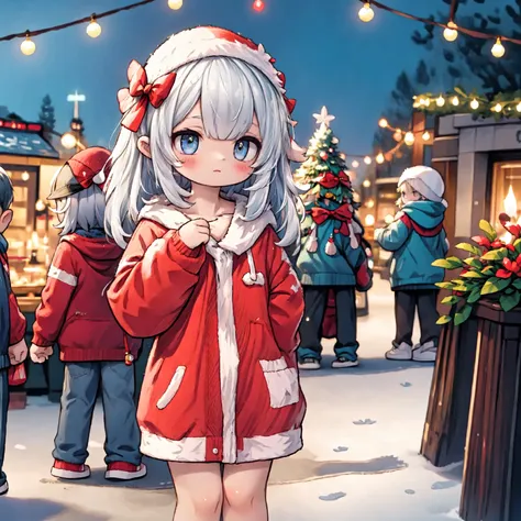 girl <lora:Xmas_elf_girl_v0.4:1>