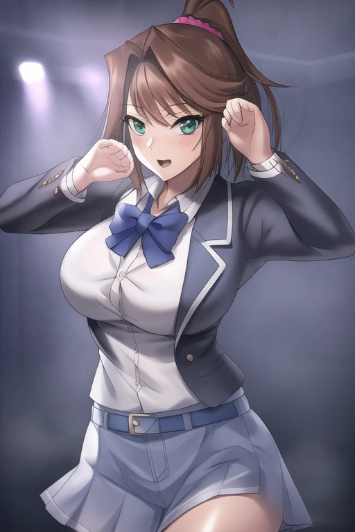 <lora:tea gardner lora:1>, 1girl, masterpiece, cowboy shotm cute pose, schoolgirl uniform, mature female
looking at viewer, highres, superb, 8k wallpaper, extremely detailed, intricate, unreal engine 5, volumetric lighting, realistic, realistic lighting, cinematic, 4k, cinematic lighting, 8k, depth of field, 3d, perfect, award-winning, hyper-detailed, hard lighting, intricate details, stop motion, hyperfocus, tonemapping, sharp focus, hyper detailed, detailed eyes, eyes focus, (illustration:1.1), highres, (extremely detailed CG unity 8k wallpaper:1.1), (beautiful face:1.15), (cowboy_shot:1.5)