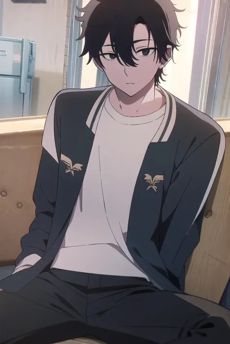 xiaoshicheng, <lyco:xiaoshicheng-LYCORIStest:1>,
xiaoshi cheng, short hair, black hair, 1boy, hair between eyes, mature male, (black eyes:1.5),
BREAK shirt, long sleeves, jacket, white shirt, pants, open jacket, black pants,
BREAK looking at viewer,
BREAK outdoors, city,
BREAK <lora:GoodHands-vanilla:1>, (masterpiece:1.2), best quality, high resolution, unity 8k wallpaper, (illustration:0.8), (beautiful detailed eyes:1.6), extremely detailed face, perfect lighting, extremely detailed CG, (perfect hands, perfect anatomy),