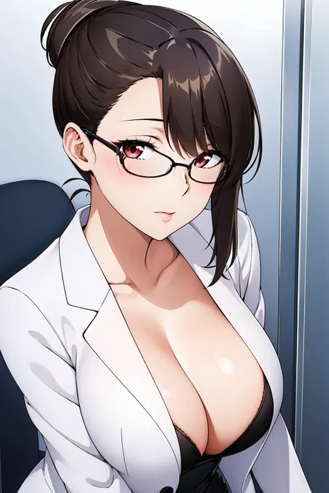 (Night:1.7),  smoking a cigarette in a room with a spaceship in the background
sitting at attention,sitting on chair,holding a cigarette,
white_Long_coat,(Opened_clothes),no_bra,(Black_ panties), 
<lora:saiminSeishidou:0.1>,<lora:Mai_Shiranui-KK77-V2:0.1>,<lora:Professor_Astray-KK77-V1:0.85>,jewelry,midriff,gem,circlet,earrings,necklace,
brown_hair,brown_eyes,Very_long_hair,glasses,lipstick,makeup,red_lips,
1 girl, 20yo,mature female,Beautiful Finger,Beautiful long legs,Beautiful body,Beautiful Nose,Beautiful character design, perfect eyes, perfect face,
looking at viewer,
NSFW,official art,extremely detailed CG unity 8k wallpaper, perfect lighting,Colorful, Bright_Front_face_Lighting,
(masterpiece:1.0),(best_quality:1.0), ultra high res,4K,ultra-detailed,
photography, 8K, HDR, highres, absurdres:1.2, Kodak portra 400, film grain, blurry background, bokeh:1.2, lens flare, (vibrant_color:1.2)
(Beautiful,large_Breasts:1.4), (beautiful_face:1.5),(narrow_waist),
