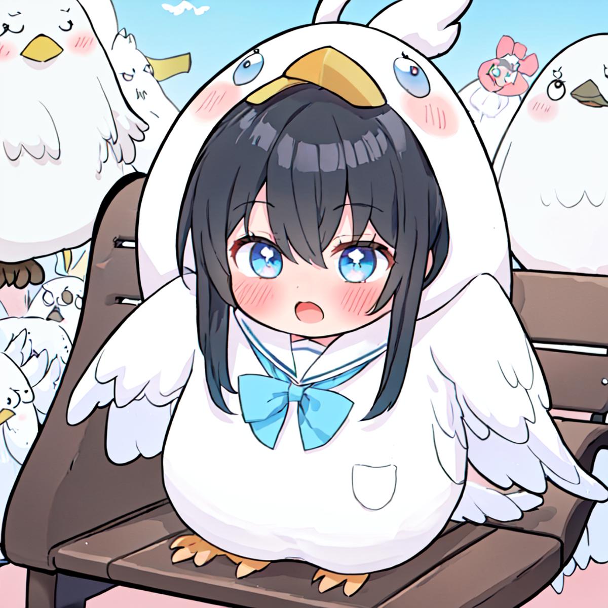 bird costume(穿戴上鳥衣裝 可愛概念風格)-cute style concept v1.0