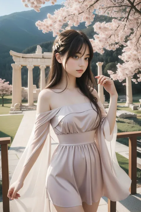 1girl, [ (children's illustration art designed by Abigail Larson:0.9) and (Guido Borelli da Caluso:1.3) and (Phil Noto:1.2) :17], whimsical art, professional Unreal Engine, pretty, landscape of a Creative Satin ([San Salvador:The Temple of Apollo:4]:1.3) from inside of a Kyoto, winter flowers and Galaxy in background, Hazy conditions, Cel shading, Relaxed, behance, monotype, hair light, telephoto lens, Lomography, Double Exposure, Swirling, absurdres, arthouse