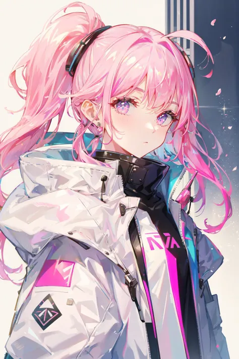 1 girl,pink