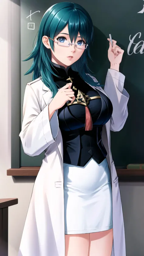 1girl, byleth \(fire emblem\) \(female\), dynamic pose, (((white labcoat, glasses, ))), BREAK,
POVpizarra, <lyco:POVpizarra:0.7> BREAK,
((chalkboard, holding chalk)), E = mc2, BREAK, <lora:byleth-nvwls-ver5:1>, masterpiece, best quality, hyperrealistic, extremely detailed, highly quality, 4k, sharp focus, professional photograph, sharp focus, award winning, cinematic lighting, octane render, unreal engine, volumetrics dtx, Wallpaper,