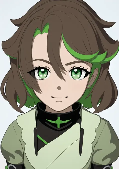 masterpiece, best quality, <lora:Green_Lantern_rwby-20:0.5>, (Jessica_Cruz_rwby), (green eyes),  (1girl), (green eyes),((vector graphic)), ((flat color)), ((vector style)),((vector))