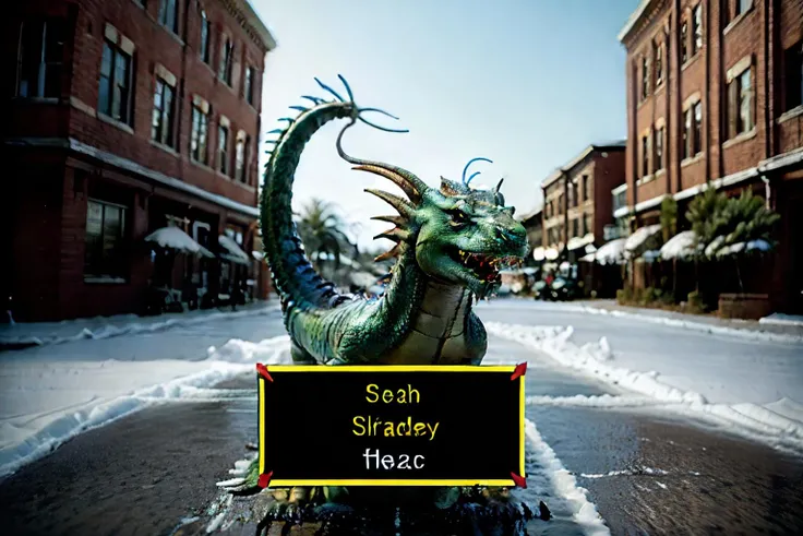 best quality, <lora:tod_V1d:0.85>, three heads water dragon, pop up box with words