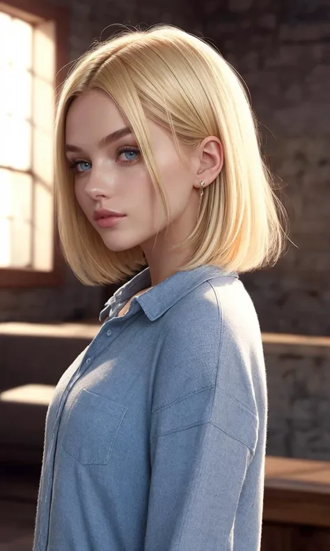 lbobh2024, 1 girl, best quality, masterpiece, photorealistic, raw image. cinematic lighting,long bob hairstyle, blonde