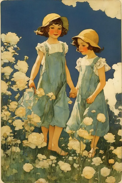 Multiple vintage greeting cards arranged,cute,English,Stylish,