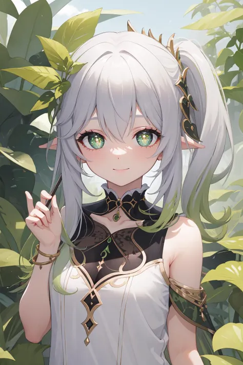 (masterpiece,best quality,highres,absurdres:1.4),detailed,wallpaper,perfect anatomy,pixiv id,colorful,
outdoor,nature,sunshine,forest,plant,leaf,tree,flower,
1girl,solo,(upper body),avatar,collarbone,happy,(makeup),seductive smile,presenting,temptation h,
beautiful hair,bangs,hair between eyes,
(looking at viewer,straight on),(bright pupils:0),(detailed pupils,beautiful pupils,glint:1.2),<lora:Amber_20230410:1>,