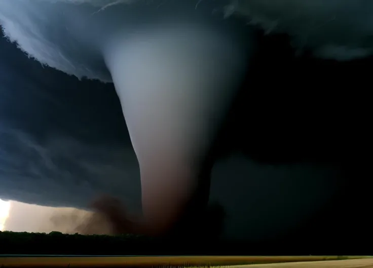 (stovepipe tornado, debris, wallcloud), storm