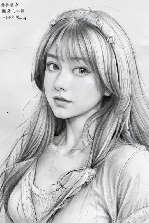 beautiful, solo, best quality, High detailed,Masterpiece, high quality,
1girl, sketch, drawing, pencil speed drawing works, ((user manual, sketch:1.5)),