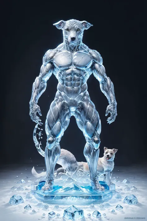 <lora:made_of_ice:0.6>,dog as a made_of_ice,no humans,, (masterpiece, best quality, high quality, highres, ultra-detailed),