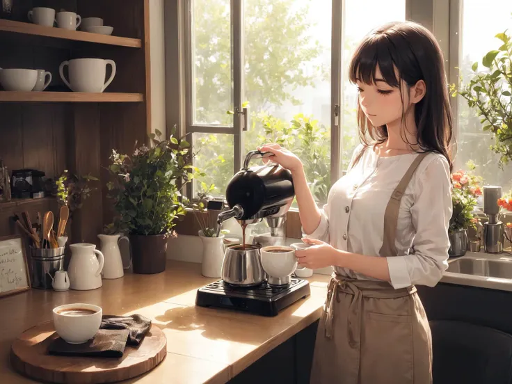 making coffee every morning is a relaxing start to my day