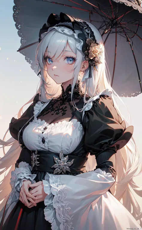 2girls, fashion, hairband, bonnet, dress, striped sleeves, garter belt, (Anime:1.5), Manga, Sunlight, Edge Lighting, ((high quality:1.2, masterpiece:1.2, )), absurdres, high resolution, (8k resolution), 8k, 8kres, 8k res, high details, detailed and intricate, intricate details, high intricate details, absurd amount of details, ((upper body:1.2)), portrait, Anime, Manga, Sunlight, Edge Lighting, ((high quality:1.2, masterpiece:1.2, )), absurdres, high resolution, (8k resolution), 8k, 8kres, 8k res, high details, detailed and intricate, intricate details, high intricate details, absurd amount of details, ((upper body:1.2)), portrait