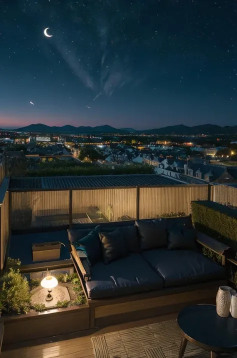 aerial_fireworks, astronaut, aurora, balcony, building, chimney, city, city_lights, cityscape, cloud, constellation, crescent_moon, dusk, fireflies, fireworks, full_moon, galaxy, gradient_sky, house, lamppost, light_particles, milky_way, moon, moonlight, night, night_sky, no_humans, onsen, pavement, planet, plant, potted_plant, power_lines, rooftop, scenery, shooting_star, sky, skyline, skyscraper, snow, snowing, space, starry_background, starry_sky, starry_sky_print, sunrise, tanabata, tanzaku, telescope, town, tree, twilight, window, winter, indoors, cup, pillow, bed, chair, table, curtains, couch, door, lamp, flower_pot, room2<lora:room2:1>