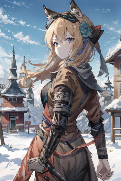 origin, 1girl, pale skin, solo,(outfit sekiro), from behind, breasts, looking at viewer, outdoors, sky, temple, back, looking back, day, large breasts
<lora:iris-pynoise-000008:0.8><lora:outfit_sekiro-000008:1.05>