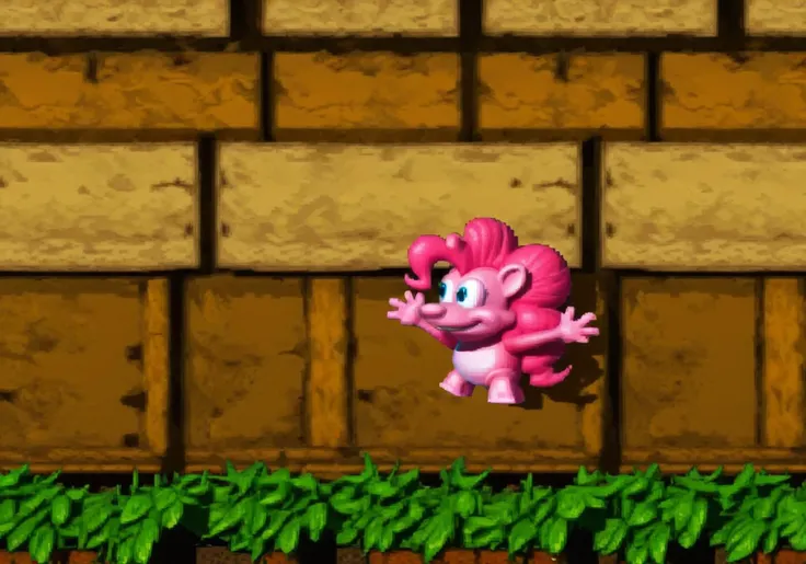 score_9, score_8_up, score_7_up, score_6_up, score_5_up, source_furry, <lora:Donkey_Kong_Country:1.5> dkcstyle, pixel art
,pinkie \(pressure\),4 fingers,no nose,roblox game,gg47,2d \(artwork\),4 eyes,reference image,monster,monster girl,pink skin,2d artwork,roblox,pink hair,fish,pressure \(roblox\),2d,female,pink,female only,solo,pink body,blue hair