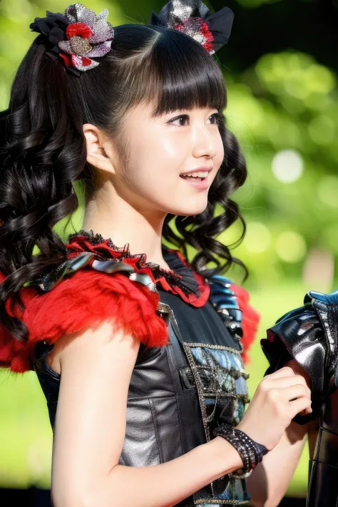 masterpiece,beautiful,extremely detailed,(ultra high res),(8k UHD best quality), (realistic, photo-realistic:1.37), depth_of,field, blurry_background, photo_inset,Dramatic lighting,reference_inset,photo_background,photorealistic,looking_at_viewer,1girl,detailed skin,shiny skin,yui <lora:YUIMETAL:1>