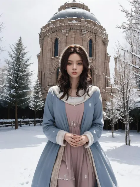 1girl,solo,Tallia F,masterpiece,best quality,ultra-detailed,dreamscape,dreamscape surreal,ethereal,dreamy,fantasy,highly detailed,surreal,mysterious,girl in castle,in winter,
<lora:Tallia F 触å Tallia F:1>,