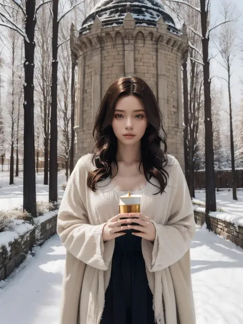 1girl, solo, Tallia F, masterpiece, best quality, ultra-detailed, dreamscape, dreamscape surreal, ethereal,dreamy, fantasy, highly detailed, surreal, mysterious, girl in castle, in winter,
<lora:Tallia F 触å Tallia F:1>,