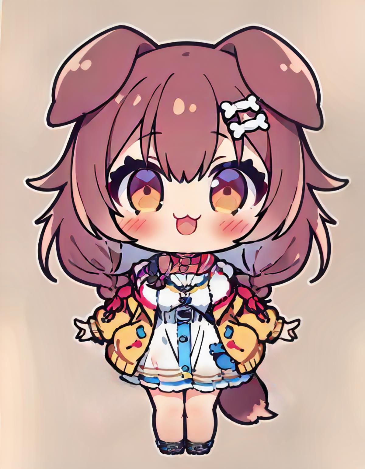 Inugami Korone (Hololive Gamers) 7 outfits v1