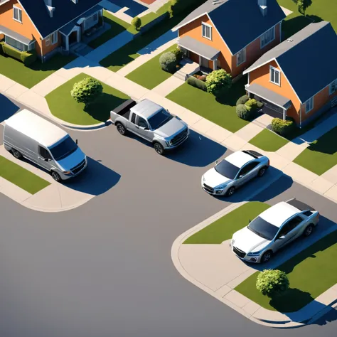isty03 style. isometric <lora:isometric_isty03_style:1>
realistic
Quiet suburban street and sunset, Silver background,
detailed, professional, slick, 3d, unreal engine, render, ray tracing,
high quality, masterpiece, highres,