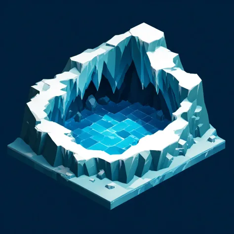 isty01 style. isometric <lora:isometric_isty01_style:1>
illustration
Glacial ice cave and blue tones, Peach background,
detailed, professional,  slick, 3d, unreal engine, render, ray tracing,
high quality, masterpiece, highres,