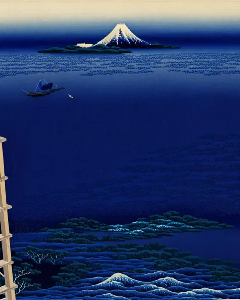 best quality,masterpiece,highly detailed,ultra-detailed, <lora:neg4all_bdsqlsz_V3.5:-1> <lora:WhitePaper_last:2.5> <lora:KatsushikaHokusai:1> katsushikahokusai, è飾 åæ