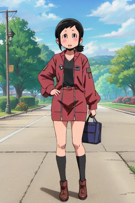 <lyco:GoodHands-beta2:1.0> (official style, style parody) <lora:amakasu hisone trigger -hisone to maso-tan-:1>amakasu hisone (different seasons with fitting outfits)