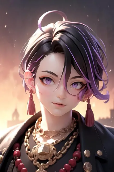 photorealistic, (4k), depth of field, (Masterpiece), (realistic skin texture), extremely detailed, intricate, hyper detailed, high resolution, professional photography, , depth of field, sharp detail, best quality, looking at viewer, 1boy, solo, male focus, <lora:iori_suiseki:0.96>, iori_suiseki, black hair, purple eyes, short hair, , , , streaked hair, , , greek costume, The Kingdom of the Unicorn, HD-DVD