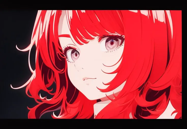 ((((ultra illustrated style:1.0)))),best quality,best animated,masterpiece,monochrome, 1girl, solo, white background, looking at viewer, simple background, red theme,portrait,<lora:monochrome:0.9>