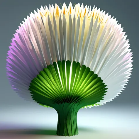 ((best quality)), ((masterpiece)), ((realistic,digital art)), (hyper detailed), tprc, toilete paper roll Towering Diamond White Bush-like Fan-shaped plant, Brittle Texture Root-Like Bulb, Striated, Toothed Scale-like leaf, Netted Venation, Crowded, Toothed Leaf Margin, , octane rendering, raytracing, volumetric lighting, Backlit,Rim Lighting, 8K, HDR <lora:Toilet_Paper_Roll_Craft_SDXL:0.8>