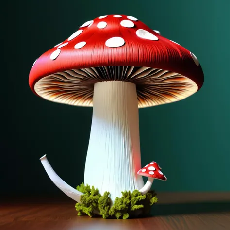 ((best quality)), ((masterpiece)), ((realistic,digital art)), (hyper detailed), tprc, toilete paper roll Rosewood Lilliputian Convex Ridged mushroom, Pearlized Texture, Velvety, Beneficial Interaction, Taiga, Epiphytic, Otherworldly glow,  Hymenium with Lamellae,  Hazardous to touch, , octane rendering, raytracing, volumetric lighting, Backlit,Rim Lighting, 8K, HDR <lora:Toilet_Paper_Roll_Craft_SDXL:0.8>