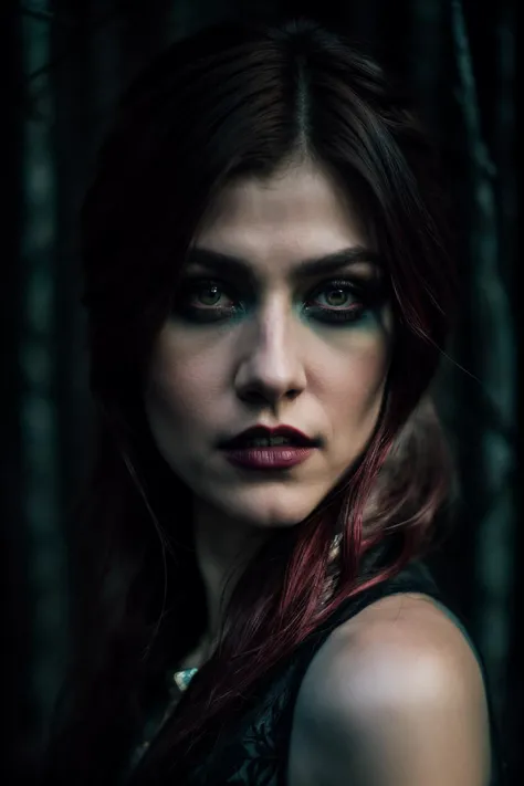 A stunning intricate full color portrait of kma, dressed as vampire from twilight series, epic character composition, by ilya kuvshinov, alessio albi, nina masic, sharp focus, natural lighting, subsurface scattering, f2, 35mm, <lyco:KatherineMcNamara-RealVision-V1.0:1.0>