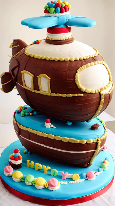 <lora:CakeStyleXL:1> CakeStyle airship, custom cake, birthday cake,