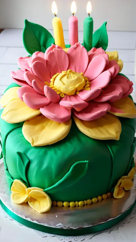 <lora:CakeStyleXL:1> CakeStyle flower, custom cake, birthday cake,