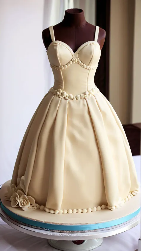 <lora:CakeStyleXL:1> CakeStyle wedding dress, custom cake, birthday cake,