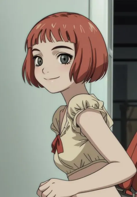 <lora:LastExile:0.8>,  Lavie, solo, smile, closed mouth,
