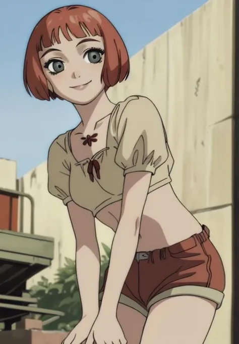 <lora:LastExile:0.8>, Lavie, solo, smile, closed mouth,