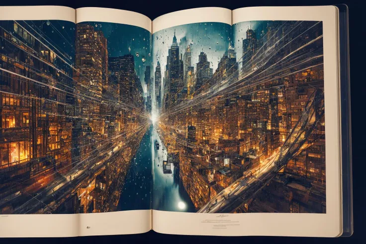 city in the brain, 1man, 8mm film grain, faded color, transparent limb, photorealistic surrealism, extremely rainfall, poisonous droplets, sunstone gem, helical bridges, noise, floodlights, best quality, masterpiece