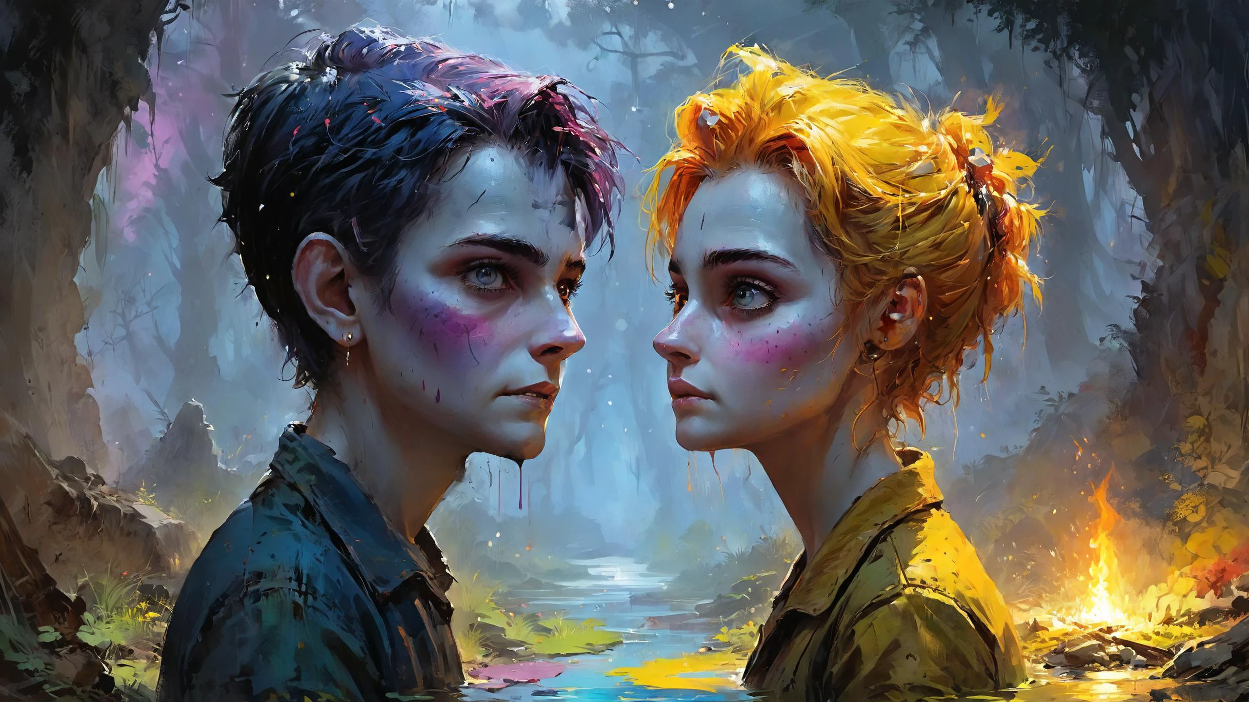 The odd pair swears and God fears
Even when it's rotten, we've gotten through the hard years, <lora:xl_more_art-full_v1:0.4>, <lora:MJ52:0.4>, Twilight Light, <lora:EldritchDigitalArt1.0:0.8> digital painting, <lora:gorgoeus_splash_of_vibrant_paint:0.7> Gorgeous splash of vibrant paint
