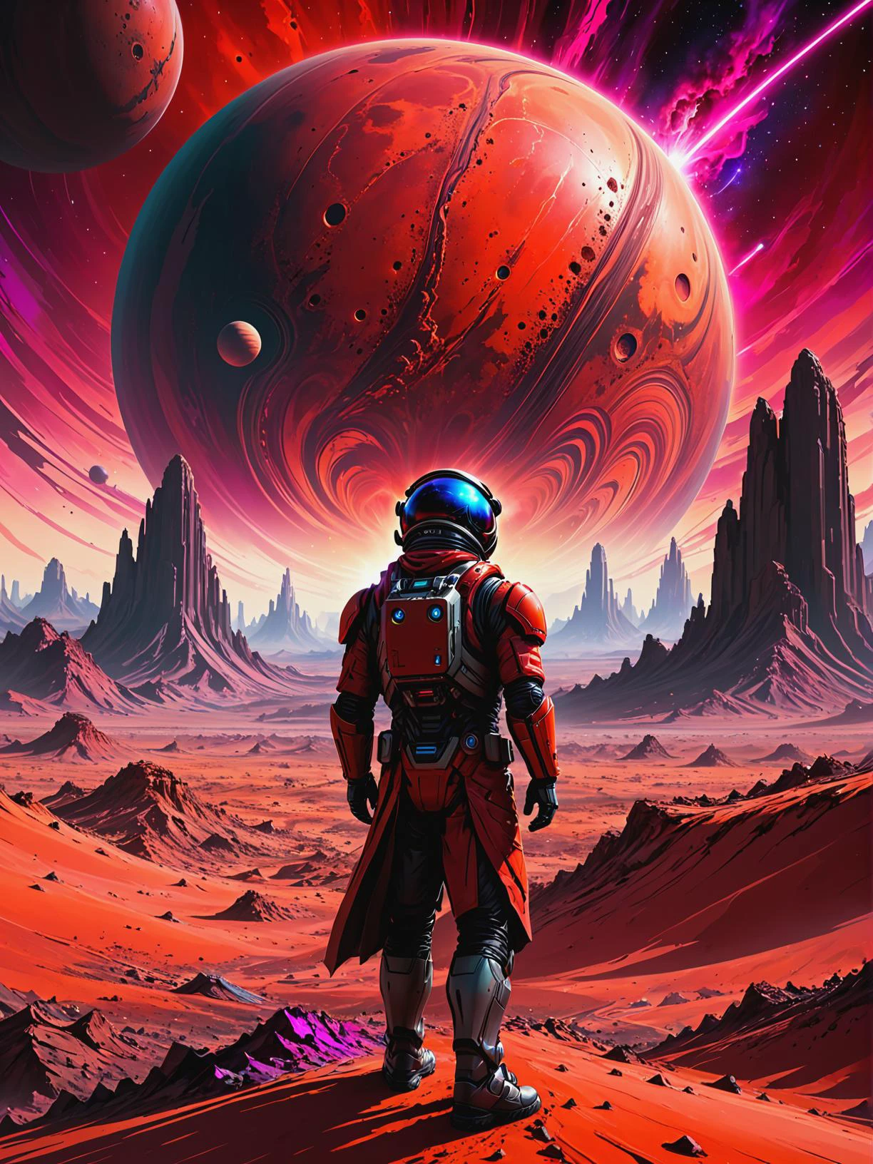 Quantum physicist exploring time loops in Martian colonies under crimson sky, ultra-fine digital painting, <lora:xl_more_art-full_v1:0.3>, <lora:Angst-v1-2_SDXL:0.7> Angst, <lora:gorgoeus_splash_of_vibrant_paint:0.7> Gorgeous splash of vibrant paint