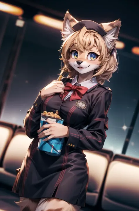 masterpiece, best quality,hdr,8k,1girl,furry female,airport,solo,high detail fur,cinema angle,8K,game CG
perfect lighting,servalcat,air stewardess uniform,kitten,adorable,looking at viewer,paws
<hypernet:furry_kemono:0.5><lora:servalcat:0.7> <lora:add_detail:1> <lora:3DMM_V7:0.5>
